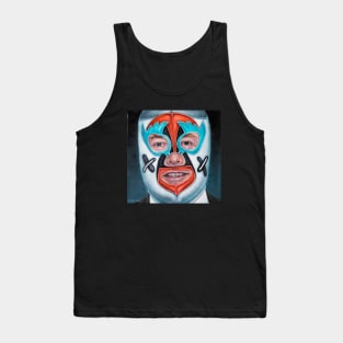 Elon: Wrestling Mask Portrait Tank Top